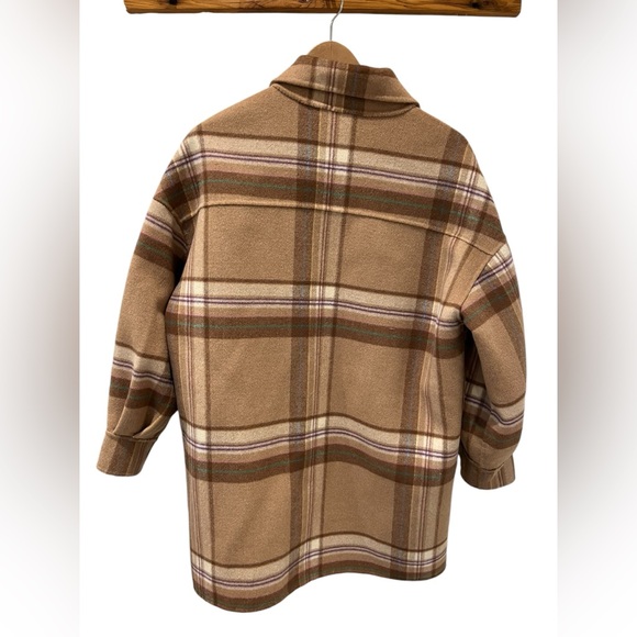 LNA Women's Beige Tan Plaid Boyfriend
Shacket Size Small Rugged Outdoors - Picture 8 of 16